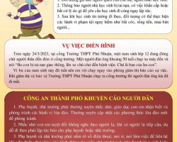 CẢNH GIÁC VỚI CÁC ĐỐI TƯỢNG, THỦ ĐOẠN MỚI XUẤT HIỆN