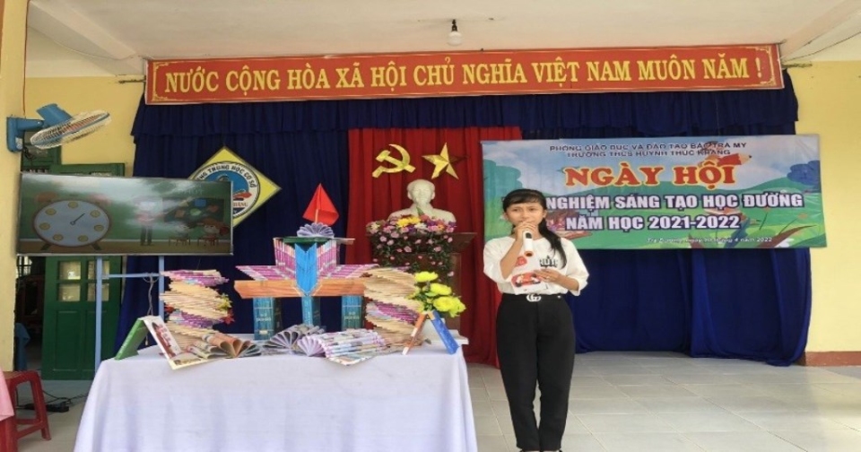 Ngày hội sáng tạo học đường tại Liên đội Huỳnh Thúc Kháng