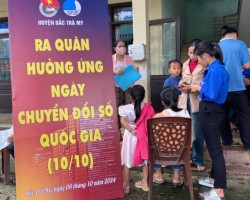 Ra quân hưởng ứng ngày chuyển đổi số